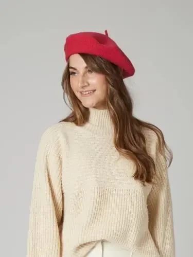 San Diego Hat Company Women's Wool Beret - 5