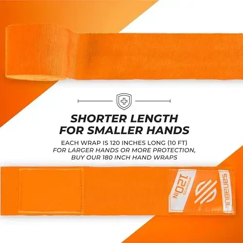 Sanabul Elastic 120 inch Boxing Hand Wraps Kickboxing Handwraps for Boxing Gloves for Men, Women, and Kids Muay Thai MMA Hand Wraps - SANABUL (1)