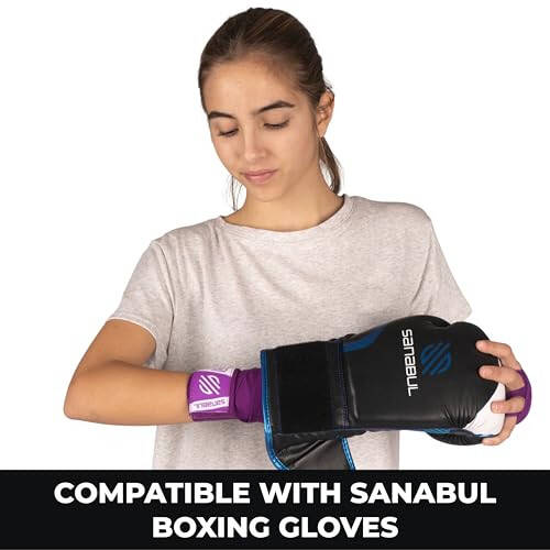 Sanabul Elastik 120 İnç Boks El Bandajları | Erkekler, Kadınlar ve Çocuklar İçin Boks Eldivenleri İçin Kick Boks El Bandajları | Muay Thai MMA El Bandajları - 4