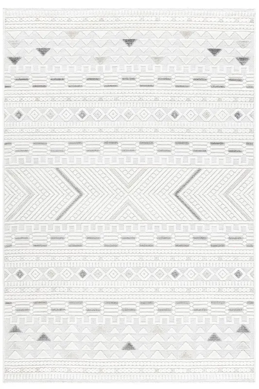 Sand Cream Grey Easy Clean Rug Carpet Living Room Bedroom Hallway Machine Made Carpet 65550a-Cream Grey - 3