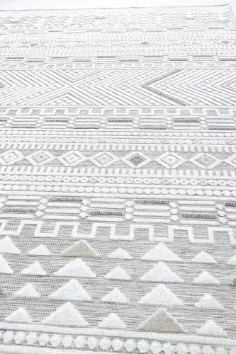 Sand Gri Anthracite Foldable Easy-to-Clean Carpet 65550a-Gray Anthracite - 4