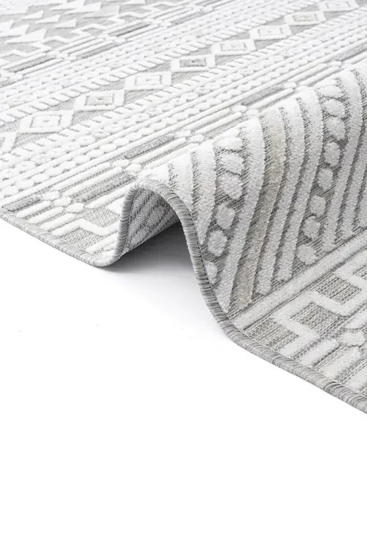 Sand Gri Anthracite Foldable Easy-to-Clean Carpet 65550a-Gray Anthracite - 5