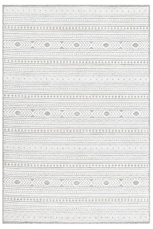 Sand Gri Krem Kolay Temizlenebilir Halı Kilim Oturma Odası Yatak Odası Koridor Makine Halısı 65543a-Gri Krem - 3