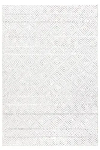 Sand Krem Ekru Katlanabilir Kolay Temizlenebilir Halı 65544a-Krem Ekru - 3