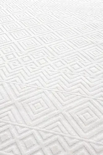 Sand Krem Ekru Katlanabilir Kolay Temizlenebilir Halı 65544a-Krem Ekru - 4