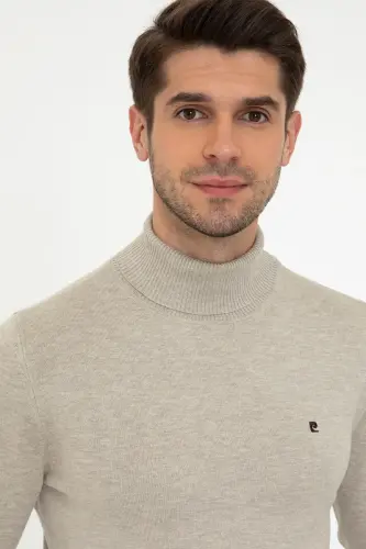 Sand Melange Men's Sweater G021SZ0TK.000.1389961-VR123 - PIERRE CARDIN (1)