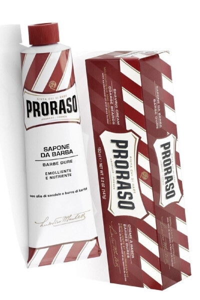 Sandal daraxti ekstrakti bilan soqol qirqish kremi 150ml 8004395001095 - PRORASO