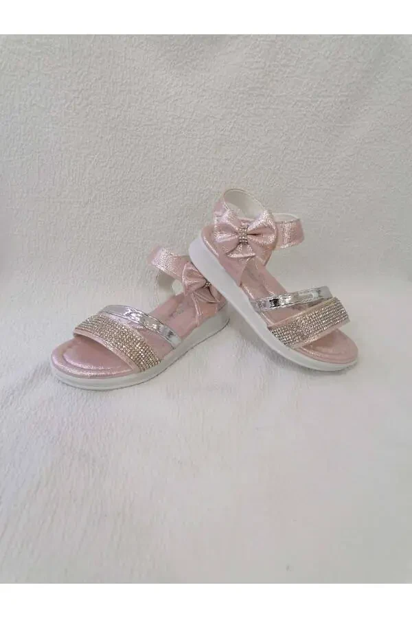 Сандалии для девочек с каменной подошвой и подкладкой - 5