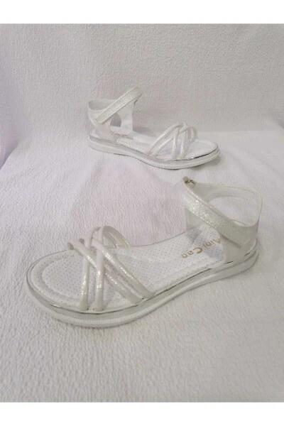 Сандалии для девочек с тонким ремешком и мягкой подошвой - 5