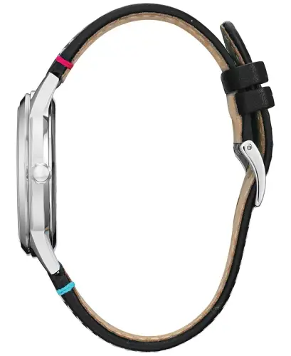 Sensational Six Black Leather Strap Watch 40mm - Black - CITIZEN (1)