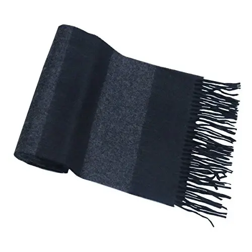 Lucky Leaf Women Men Winter Luxury Cozy Wool Warm Tartan Checked Plaid Wrap Scarf - 2