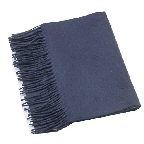 Lucky Leaf Women Men Winter Luxury Cozy Wool Warm Tartan Checked Plaid Wrap Scarf - MODAZONE (1)