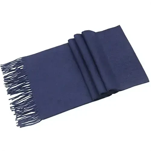 Lucky Leaf Women Men Winter Luxury Cozy Wool Warm Tartan Checked Plaid Wrap Scarf - MODAZONE