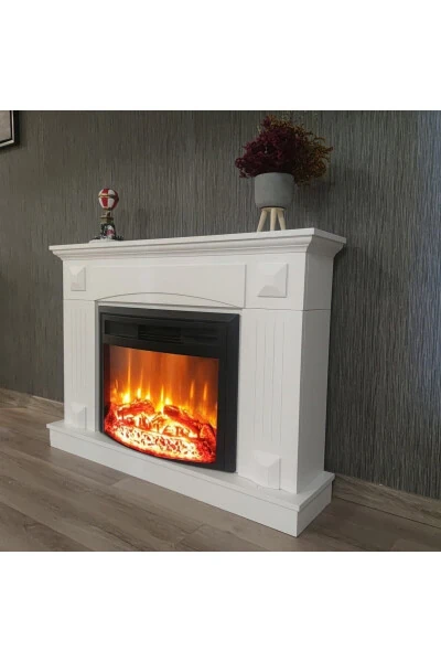 Santorini Bluetooth Decorative Electric Fireplace with Sound Effects - DLC GROUP (1)