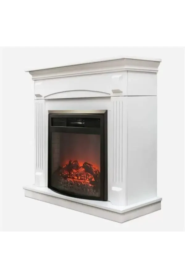 Santorini Bluetooth Decorative Electric Fireplace with Sound Effects - 4