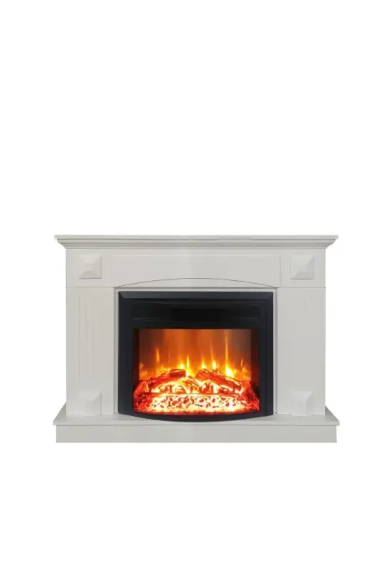 Santorini Bluetooth Decorative Electric Fireplace with Sound Effects - 1