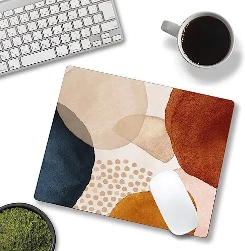 SANWUMIAN Mouse Pad, Modern Abstract Marble Mousepad, Cute Mouse Mat Waterproof Non-Slip Rubber Base Mouse Pads for Office Laptop Computer - 4