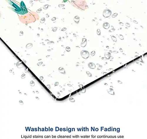 SANWUMIAN Mouse Pad, Plants Mouse Pad, Square Mouse Mat Waterproof Mousepad Non-Slip Rubber Base Mouse Pads for Office Laptop - 4