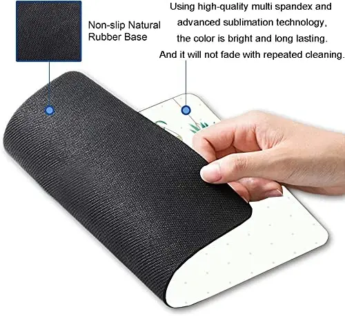 SANWUMIAN Mouse Pad, Plants Mouse Pad, Square Mouse Mat Waterproof Mousepad Non-Slip Rubber Base Mouse Pads for Office Laptop - 5