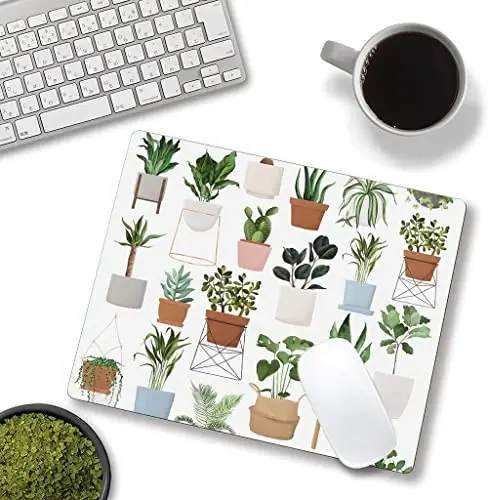 SANWUMIAN Mouse Pad, Pot Plant Mouse Pad, Mouse Mat Waterproof Non-Slip Rubber Base MousePads - SANWUMIAN (1)
