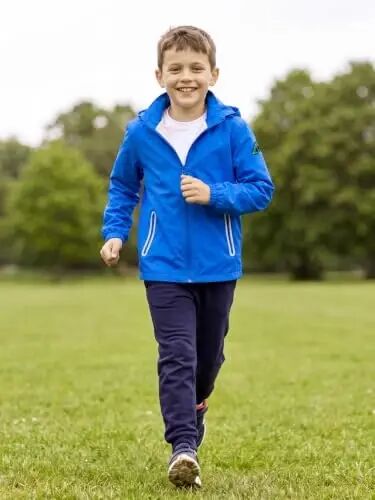 SaphiRose Kids Waterproof Rain Jacket Mesh Lined with Removable Hood | Lightweight rain coat, windproof, breathable, school, camping, travel, outdoor play, boys and girls - SaphiRose (1)