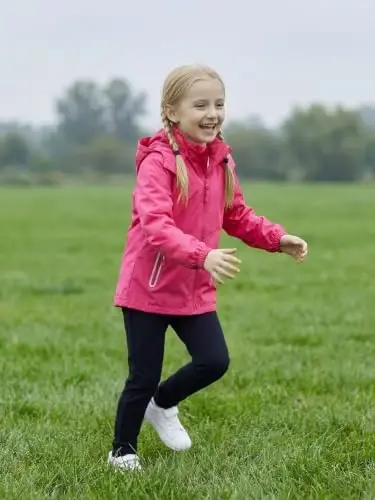 SaphiRose Kids Waterproof Rain Jacket Mesh Lined with Removable Hood | Lightweight rain coat, windproof, breathable, school, camping, travel, outdoor play, boys and girls - SaphiRose (1)