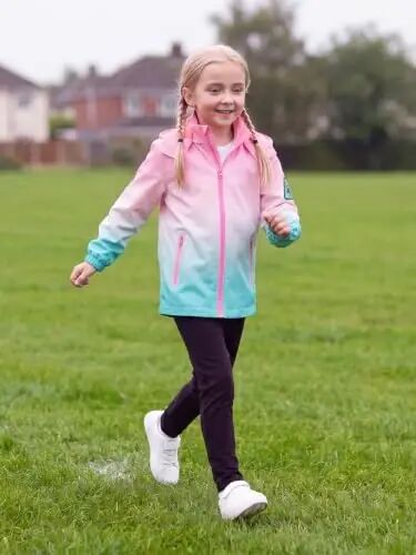 SaphiRose Kids Waterproof Rain Jacket Mesh Lined with Removable Hood | Lightweight rain coat, windproof, breathable, school, camping, travel, outdoor play, boys and girls - SaphiRose (1)