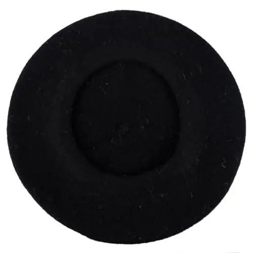 Hat To Socks Wool Blend French Beret for Men and Women in Plain Colours - 3