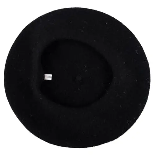 Hat To Socks Wool Blend French Beret for Men and Women in Plain Colours - 4