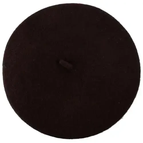 Hat To Socks Wool Blend French Beret for Men and Women in Plain Colours - MODAZONE (1)