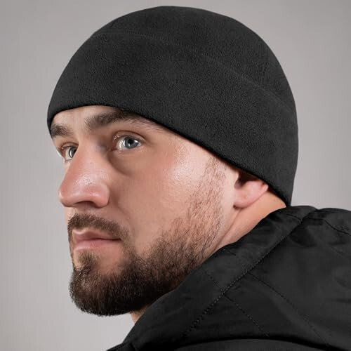 Шапка-ушанка M-Tac Elite Fleece Watch Cap - тактическая зимняя шапка-бини - 7