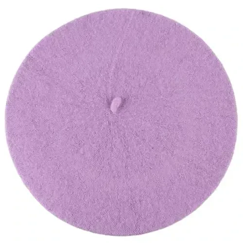 Hat To Socks Wool Blend French Beret for Men and Women in Plain Colours - 2