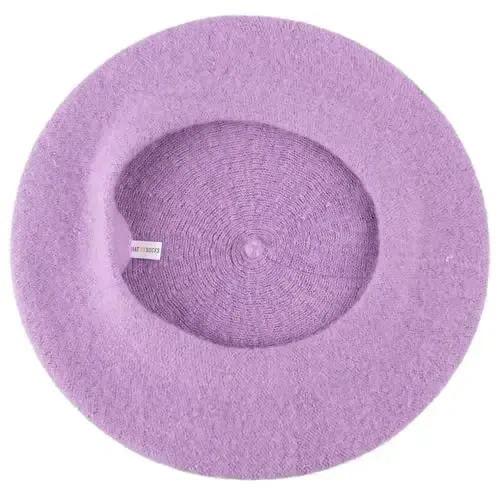 Hat To Socks Wool Blend French Beret for Men and Women in Plain Colours - 4