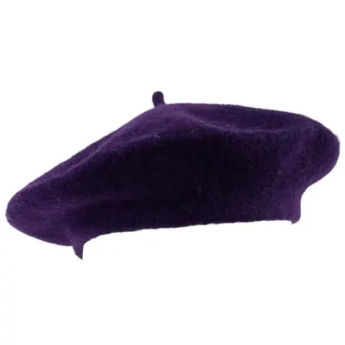 Hat To Socks Wool Blend French Beret for Men and Women in Plain Colours - HAT TO SOCKS