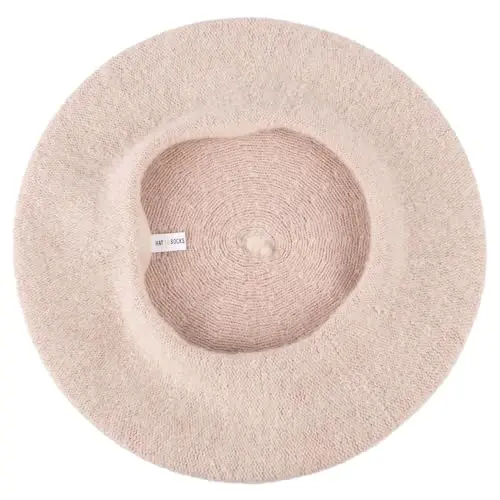 Hat To Socks Wool Blend French Beret for Men and Women in Plain Colours - 4