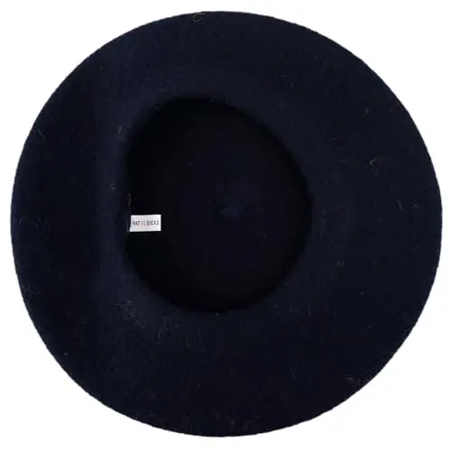 Hat To Socks Wool Blend French Beret for Men and Women in Plain Colours - 4