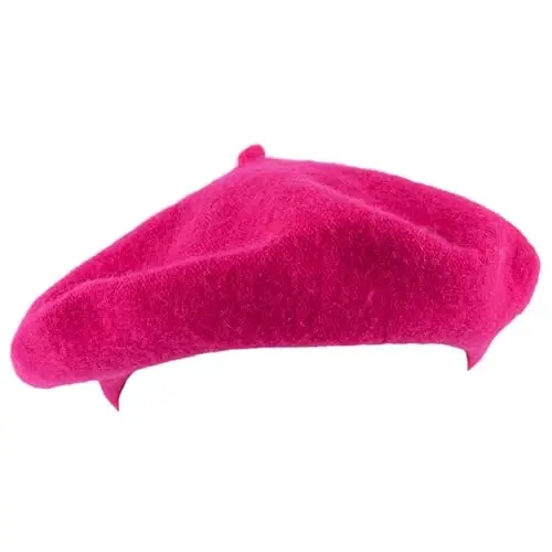 Hat To Socks Wool Blend French Beret for Men and Women in Plain Colours 