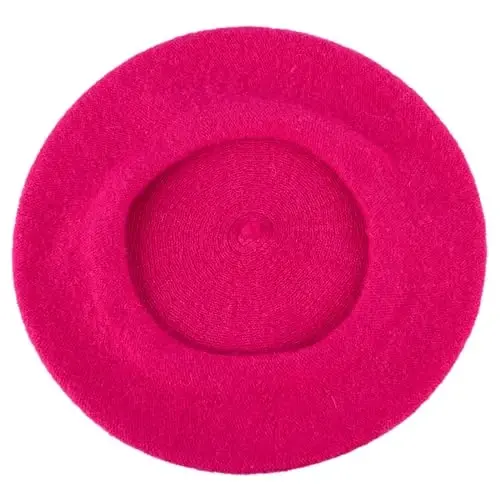 Hat To Socks Wool Blend French Beret for Men and Women in Plain Colours - 3