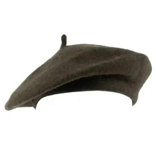 Hat To Socks Wool Blend French Beret for Men and Women in Plain Colours - 5