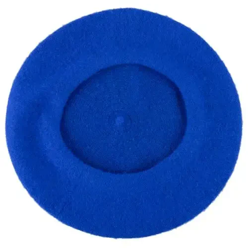 Hat To Socks Wool Blend French Beret for Men and Women in Plain Colours - 3