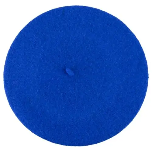 Hat To Socks Wool Blend French Beret for Men and Women in Plain Colours - 2