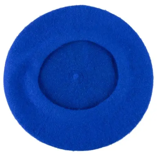 Hat To Socks Wool Blend French Beret for Men and Women in Plain Colours - 3