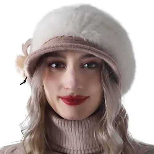 Шапки из ангольской шерсти Wimdream Women: войлочные шапки-бини, береты, шляпы-ковши с козырьком, кепки-гавроши. Ручная работа. - 3