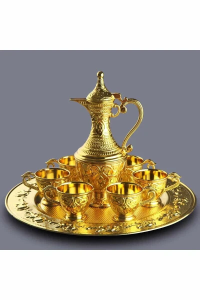 Sapphire 8 Piece Zamzam Set Gift and Presentation Set - Gold Color - 3