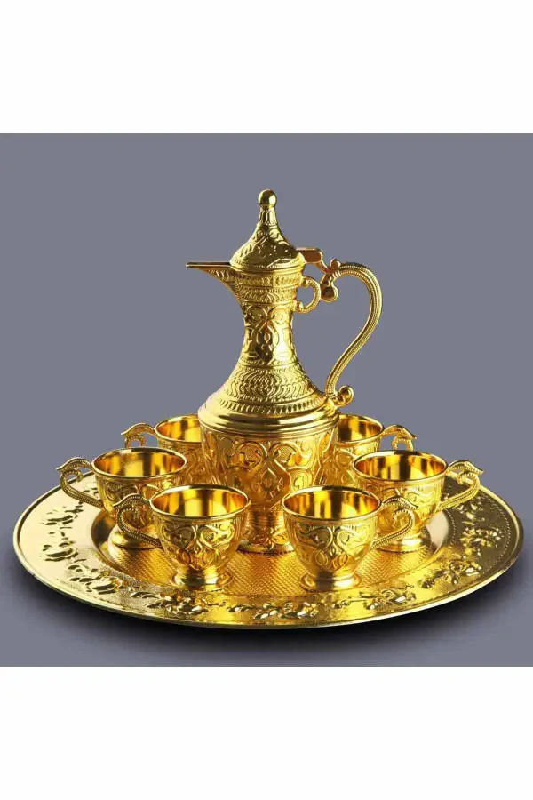 Sapphire 8 Piece Zamzam Set Gift and Presentation Set - Gold Color - 3