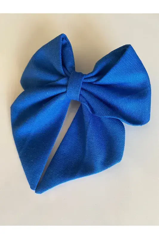 Sapphire blue ribbon buckle / sapphire blue bow buckle - Sapphire blue - ÖYKÜSH COLLECTION