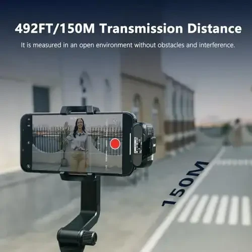 Saramonic BLINK500B2+ Wireless Lavalier Microphone for iPhone Android Type-C Smartphone Camera, 492ft Range, 20h Battery Life, Clip on Wireless Lapel Mic for Live Streaming Video Conference Recording - 6