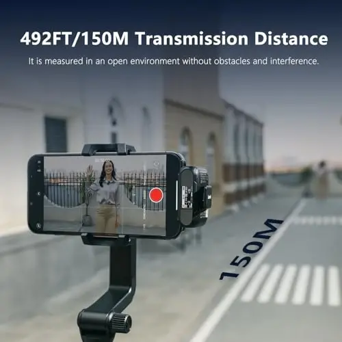 Saramonic BLINK500B2+ Wireless Lavalier Microphone for iPhone Android Type-C Smartphone Camera, 492ft Range, 20h Battery Life, Clip on Wireless Lapel Mic for Live Streaming Video Conference Recording - 6