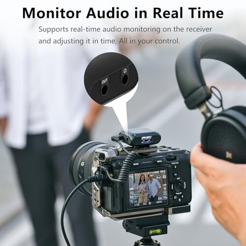 Saramonic BLINK500B2+ Wireless Lavalier Microphone for iPhone Android Type-C Smartphone Camera, 492ft Range, 20h Battery Life, Clip on Wireless Lapel Mic for Live Streaming Video Conference Recording - 19