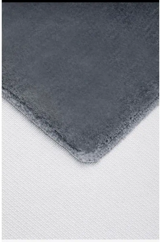 Sarar Sürpriz Ev Tekstil Antrasit Gri Post Peluş Yıkanabilir Halı-antrasit gri - 2
